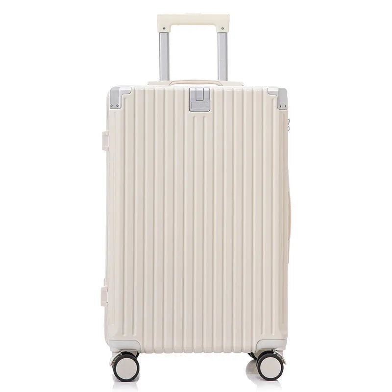 Luggage Internet Password Trolley Genuine Leather - Bellarte Enchanté Luggage Internet Password Trolley Genuine Leather
